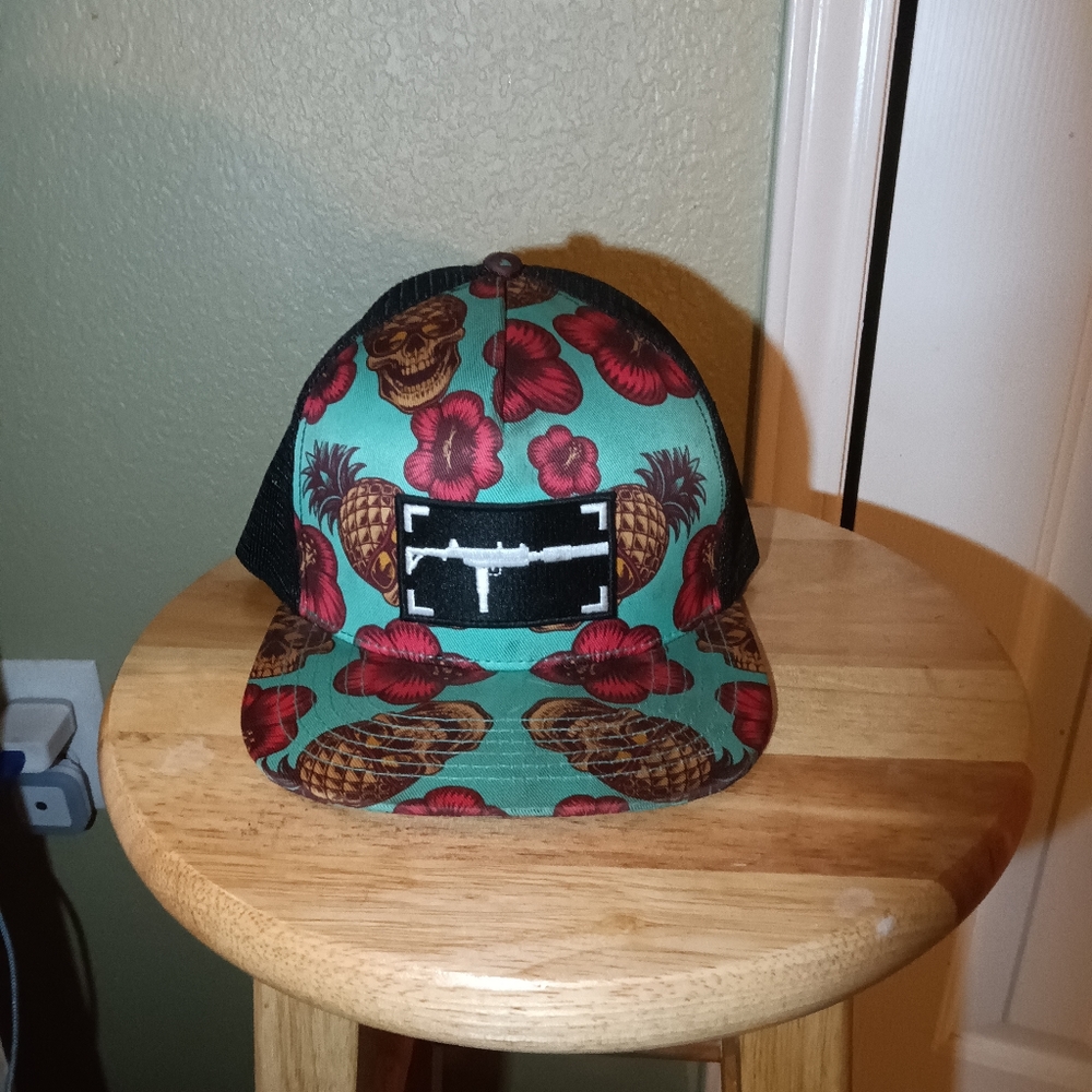 Combat Iron Appeal, Teal Uzi Pineapple Express Snap Back